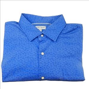 Peter Millar Golf Classic Button Down Mens Size XXL MOONB 930A 01249058